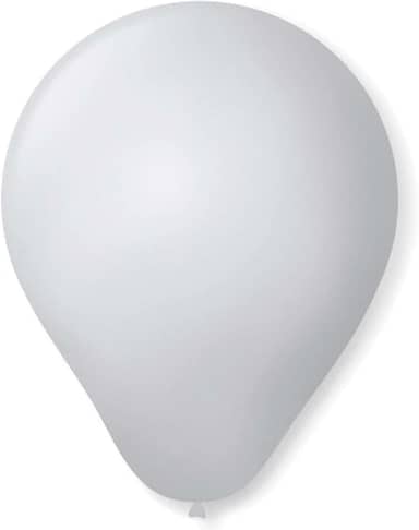 Balão Classic N.065, Branco, Pacote com 50, São Roque