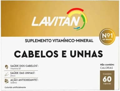 Lavitan Mais Hair Cabelos E Unhas 60 Cápsulas