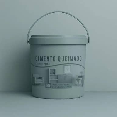 Revestimento Cimento Queimado Piso E Parede Pronto Pra Uso 5Kg