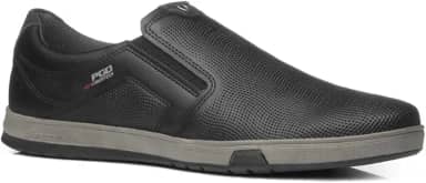 Sapatênis Slip On Masculino Microfibra Preto Pegada 170422-03