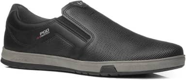 Sapatênis Slip On Masculino Microfibra Preto Pegada 170422-03