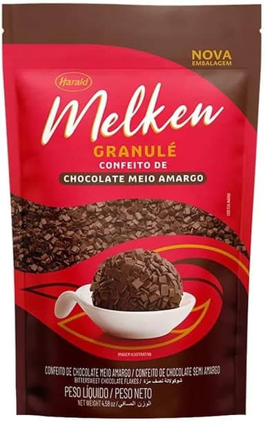 Granulado Melken Granule Meio Amargo 130g Harald