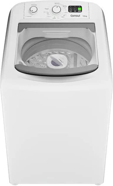 Máquina de Lavar Branca Consul 12kg com Dosagem Econômica e Ciclo Edredom - CWM12AB 220v
