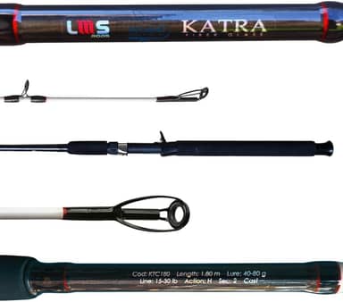 Vara Lumis Rods Katra para Carretilha 1,80m -30lb - 2 Partes