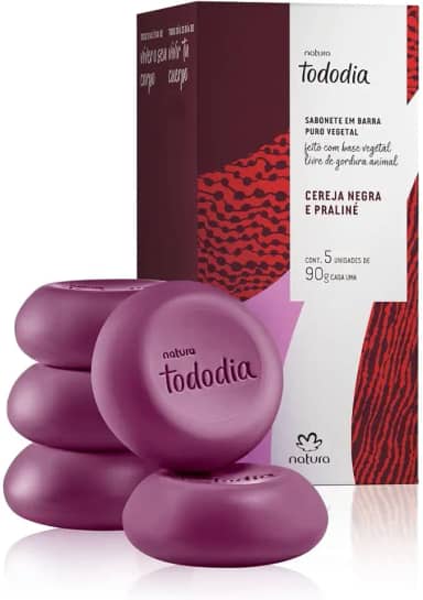 Natura Tododia Sabonete Cereja Negra e Praliné