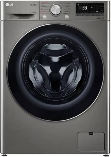 Lava e Seca Smart LG VC2 14kg Inox Look Com Inteligência Artificial AI DD CV9014PC2 110V