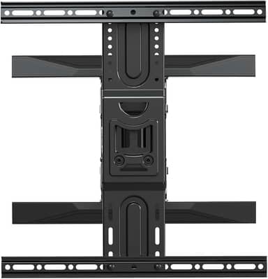 ELG, A02V6N, Suporte de TV Articulado de Parede Para TVs Planas e Curvas de 75" a 86", Inclinação Horizontal e Vertical, Peso Máximo de 46 Kg, Preto
