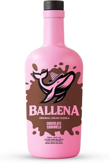 Licor Ballena chocolate e caramelo 750ml