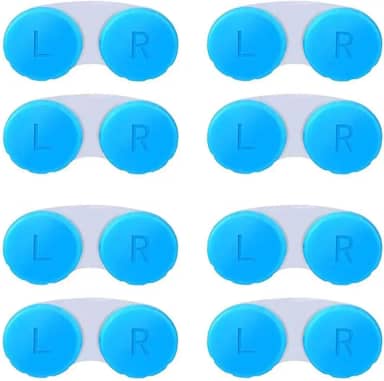 Capa de lente de contato para viagens e vida diária