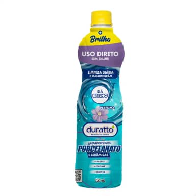 Limpador Porcelanatos Cerâmicas Granitos Mármores 750ml Uso diário Duratto