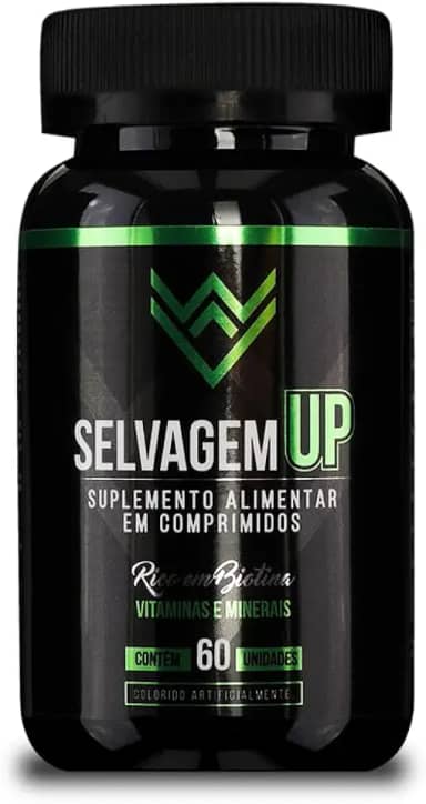 Suplemento Vitamínico Cresce Barba Cabelo Selvagem UP