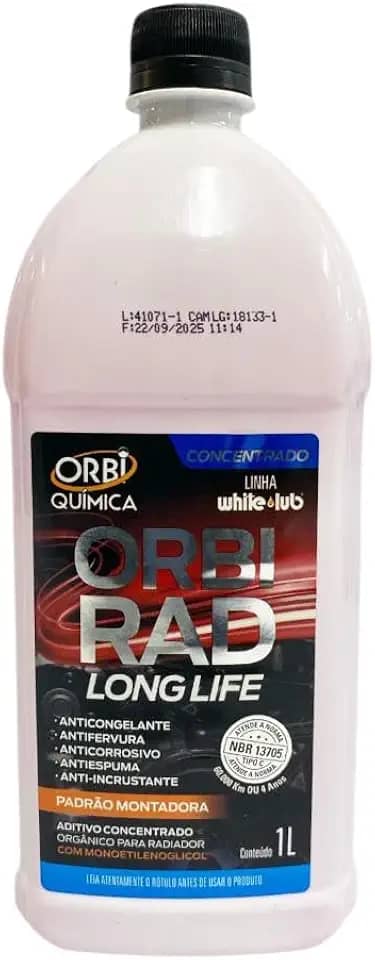 Aditivo Para Radiador Orbi Rad Long Life Concentrado 1l
