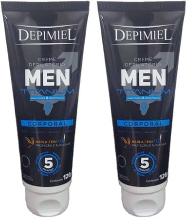Kit 2 Cremes Depilatório Depimiel Men Corporal - 120g