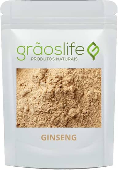Ginseng em Pó 100% Puro Importado 1kg - Grãos Life
