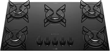 Atlas - Cooktop Atlas 5 Bocas Ágile Up Mesa de Vidro