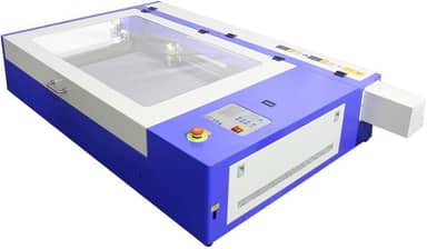 Máquina Cnc Router Laser Corte e Gravação Sensor Fluxo de Água 60x40cm 50w Mesa Fixa