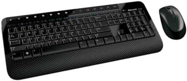 Teclado e Mouse sem Fio Desktop 2000 USB Preto Microsoft - M7J00021