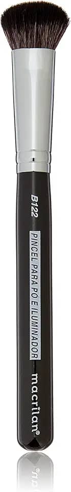 Pincel profissional para pó e iluminador - Linha B - B122, Macrilan