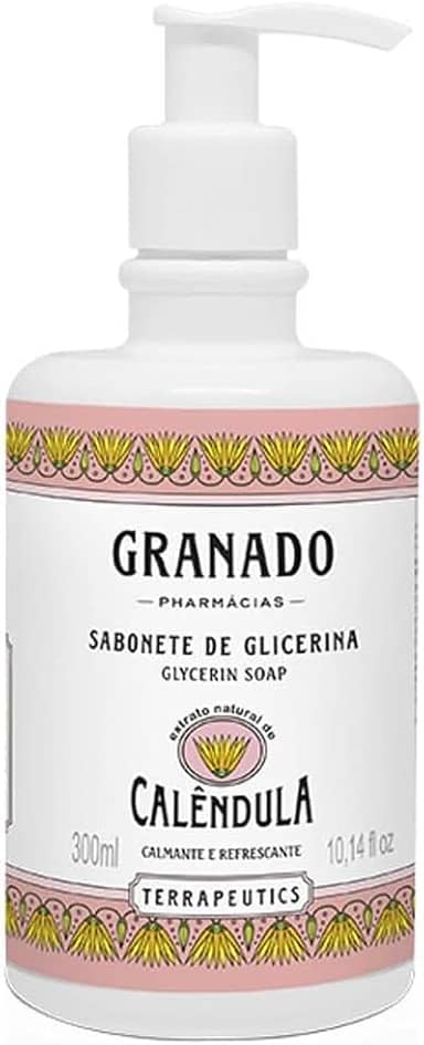 Granado Sabonete Líquido Terrapeutics, Calêndula, Rosa Claro, 300ml