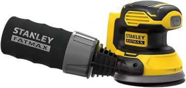 Stanley Lixadeira Roto Orbital, Ferramenta à Bateria Íon de Lítio, Não Acompanha Bateria e Carregador, Modelo SCS220, 20V