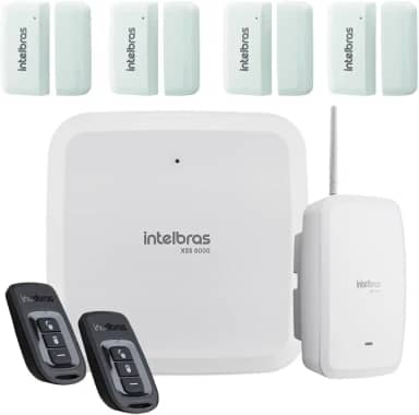 KIT CENTRAL DE ALARME S/FIO AMT 8000 + 2 CONTROLE XAC 8000 + 1 SIRENE XSS 8000 + 4 SENSOR XAS 8000