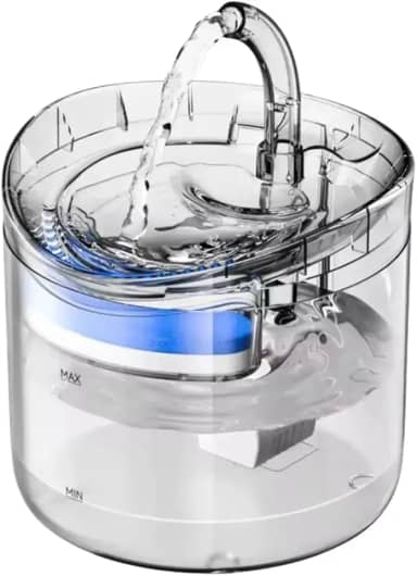 Fonte Bebedouro Pet Automático De Água Elétrico Gato Cachorro Animal de Estimação Anti Respingo Silencioso 2 Litros Dispenser Filtro Triplo