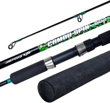 Vara de Pesca Jaú Pesca Camou Spin, 1,80m, 15-30 lbs, 2 Partes