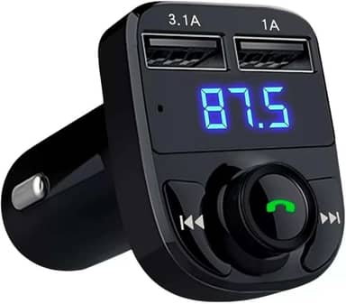 Carregador para Carro Usb Transmissor Fm Mp3 Sem Fio Bluetooth GTecla