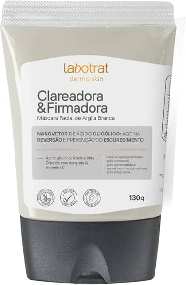 Mascara Clareadora E Firmadora Com Argila Branca 130G (Pa060013)