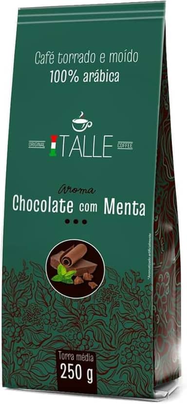 Café Torrado e Moido Cafe Aroma Chcolate com Menta Café Italle Cafe Aroma 250g