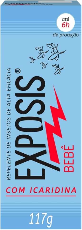 Exposis Bebe, Repelente Baby com Icaridina, Gel 117g