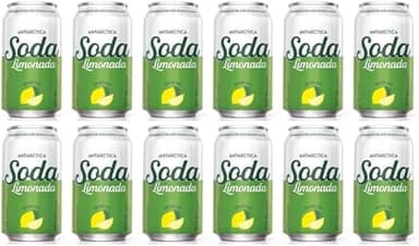 Soda Limonada Refrigerante Zero Pack Com 12 Latas De 350Ml