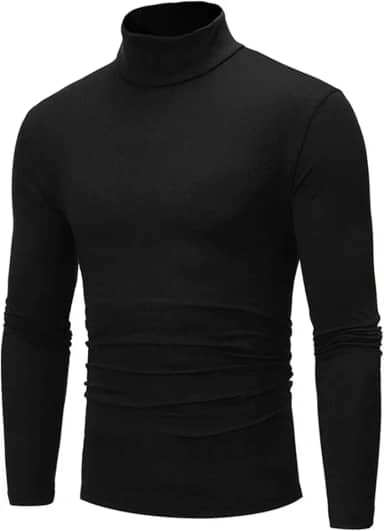 Camisa Térmica Masculina Segunda Pele Blusa Ciclista Gola Alta Camisa Rashgard Proteção Solar Uv Esportes ou Inverno