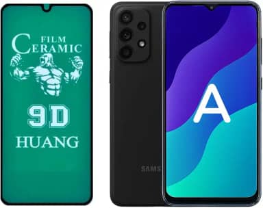 1 ou 3 Películas de Cerâmica A 9D para Todos Modelos: A26 A36 A56 A05 A15 A25 A03 A13 A23 A10 A02 M10 (1, Transparente, A16)