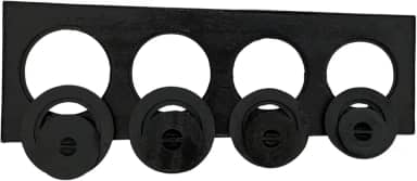 Chapa Mineira Para Fogão A Lenha de Ferro Fundido 4 Furos Com Redução e Tampa