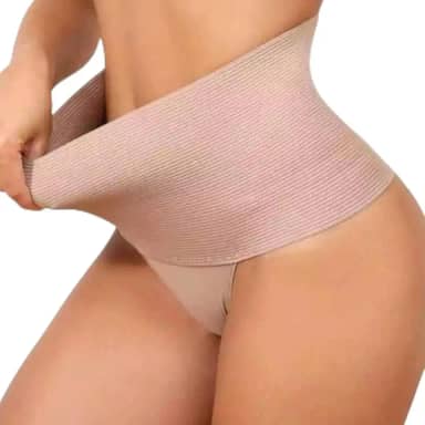 Kit 2 Cintas Calcinhas Modeladoras Redutoras Slim – Cós Alto e Redução de Medidas Slim Tamanho M