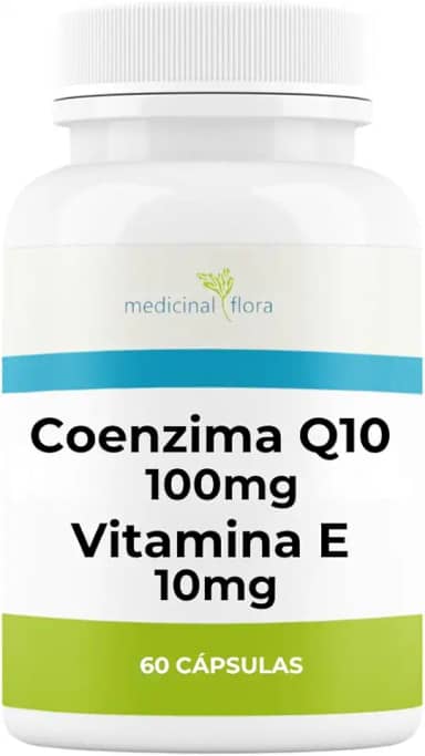 Coenzima Q10 100mg + Vitamina E 10mg - 60 Cápsulas