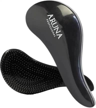 Escova Mágica de Cabelo - Ação Anti-frizz e Circulação Sanguínea do Couro Cabeludo Escove seus Cabelos sem Quebrar e Danificar os Fios (Preta)