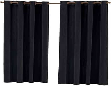 Cortina Blackout Corta Luz 220cm x 130cm - Preto