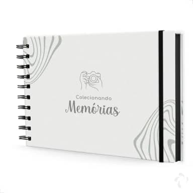 NISTI PRINT, Scrapbook Álbum Fotos Caderno Criativo Folha Preta Memórias