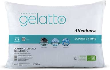 Travesseiro Gelatto - 48cm x 70cm - Turquesa - Altenburg