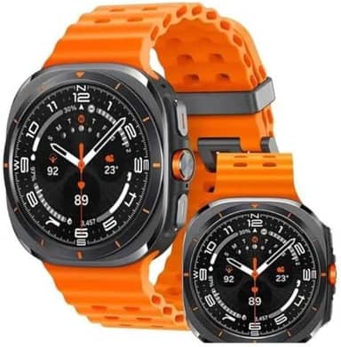 Smartwatch Microwear MA27 Watch Ultra, Tela IPS 47mm, GPS Integrado, A Prova D'Água IP68, Bluetooth, Bússola, Relogio Inteligente Feminino e Masculino (Laranja)