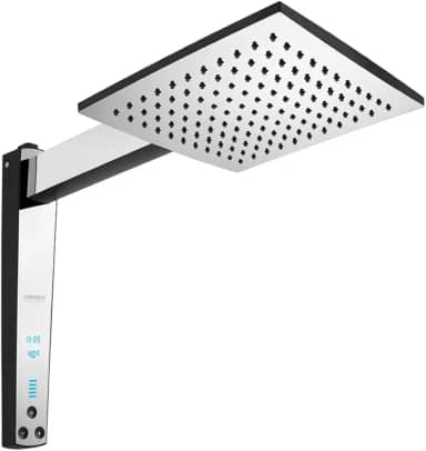 Chuveiro Acqua Century Digital Preto Cromado 220V 7500W Lorenzetti