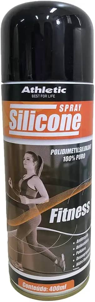 Silicone Lubrificante Spray Athletic 400ml Para Esteiras