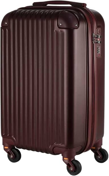 Mala de Bordo em ABS Com 4 Rodas 360 - Roncalli Manaus (Vinho)