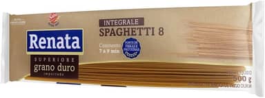 MACARRÃO RENATA TRIGO GRANO DURO INTEGRALE SPAGHETTI 8 30X500