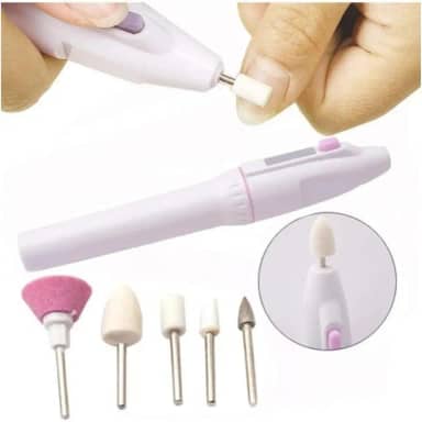 Yepp Kit Lixador De Unhas Elétrico Remove Cutículas Calos e Modela