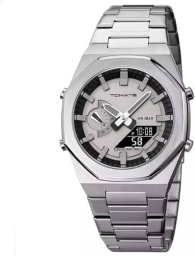 Relogio Masculino Estiloso de Pulso – Analógico e Digital, Luxo Moderno, Design Impactante