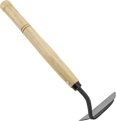 Enxada de foice de 33 cm, extrator manual de ervas daninhas estilo japonês, ferramenta de jardim de enxada de foice de aço carbono, ferramenta manual de remoção de ervas daninhas para cortar