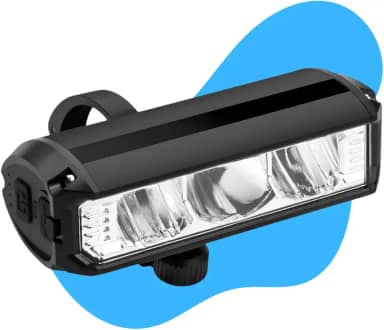 Lanterna Bicicleta Farol Bike Led Recarregável Usb Potente Sinalizador Dianteiro Pisca 3 Leds até 900 Lumens